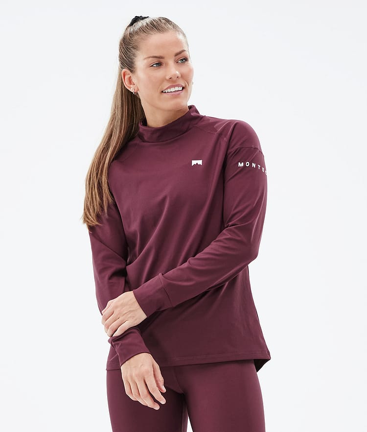 Zulu W Top Termiczny Kobiety Burgundy, Zdjęcie 1 z 6