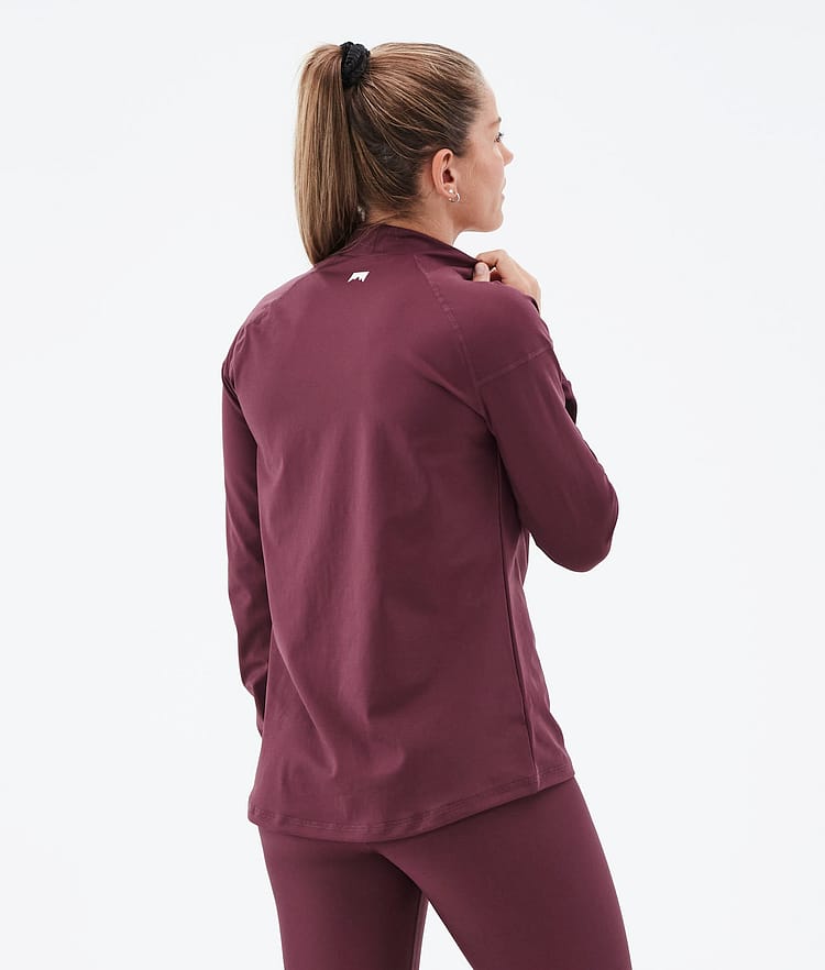 Zulu W Top Termiczny Kobiety Burgundy, Zdjęcie 2 z 6