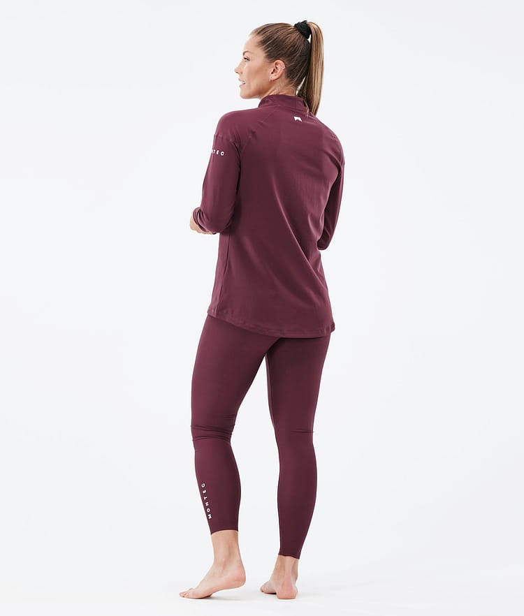 Zulu W Top Termiczny Kobiety Burgundy, Zdjęcie 4 z 6