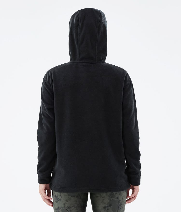 Delta W 2021 Fleecová Mikina s Kapucí Dámské Black Renewed, Obrázek 3 z 7