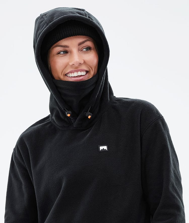 Delta W 21 Fleecová Mikina s Kapucí Dámské Black, Obrázek 6 z 7