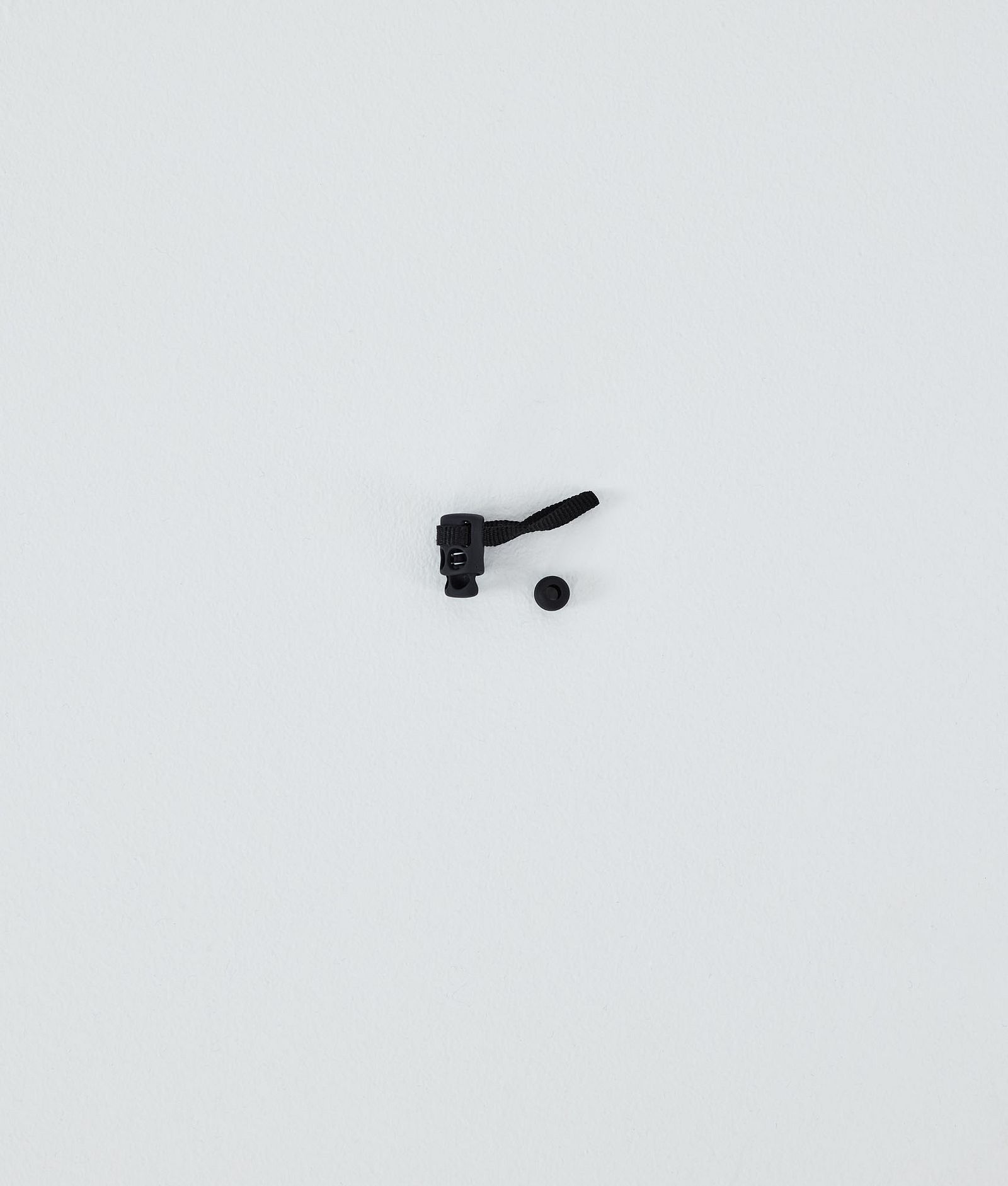 Stopper Double Elastic Replacement Parts Black/Black Bead, Image 1 of 3