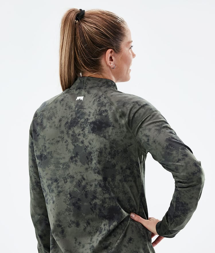 Zulu W Top Termiczny Kobiety Olive Green Tiedye, Zdjęcie 6 z 6