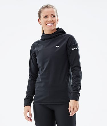 Zulu Hood W Camiseta Térmica Mujer Black