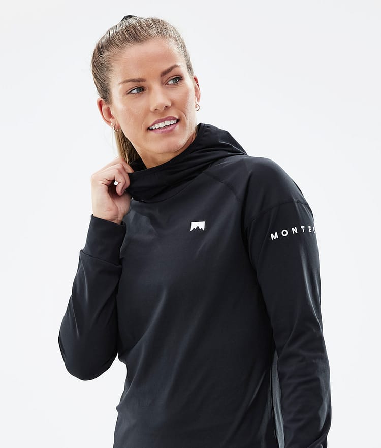 Zulu Hood W Termotričko Dámské Black, Obrázek 2 z 7