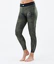 Zulu W Pantalón Térmico Mujer Olive Green Tiedye