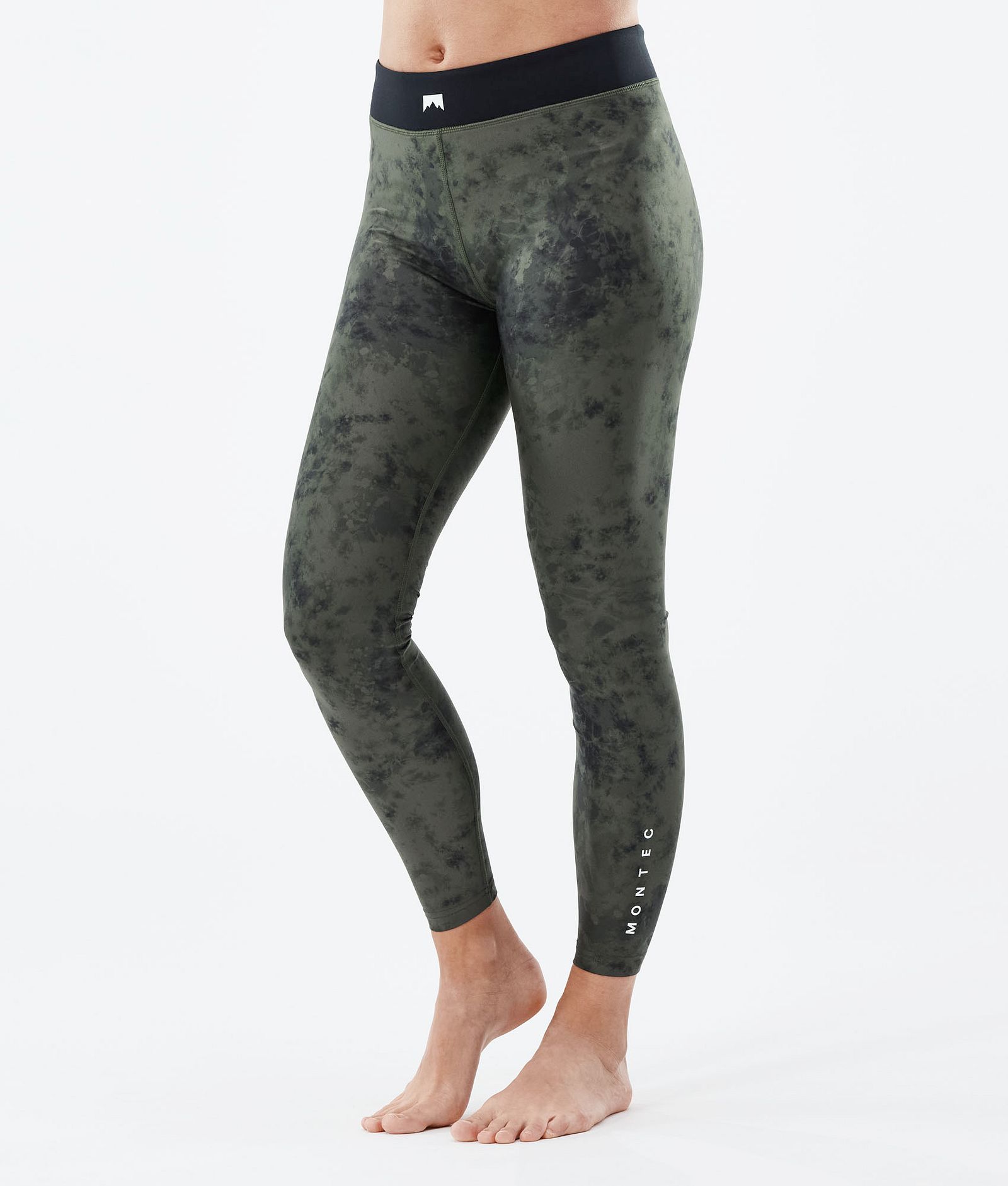 Zulu W Termokalhoty Dámské Olive Green Tiedye, Obrázek 1 z 7