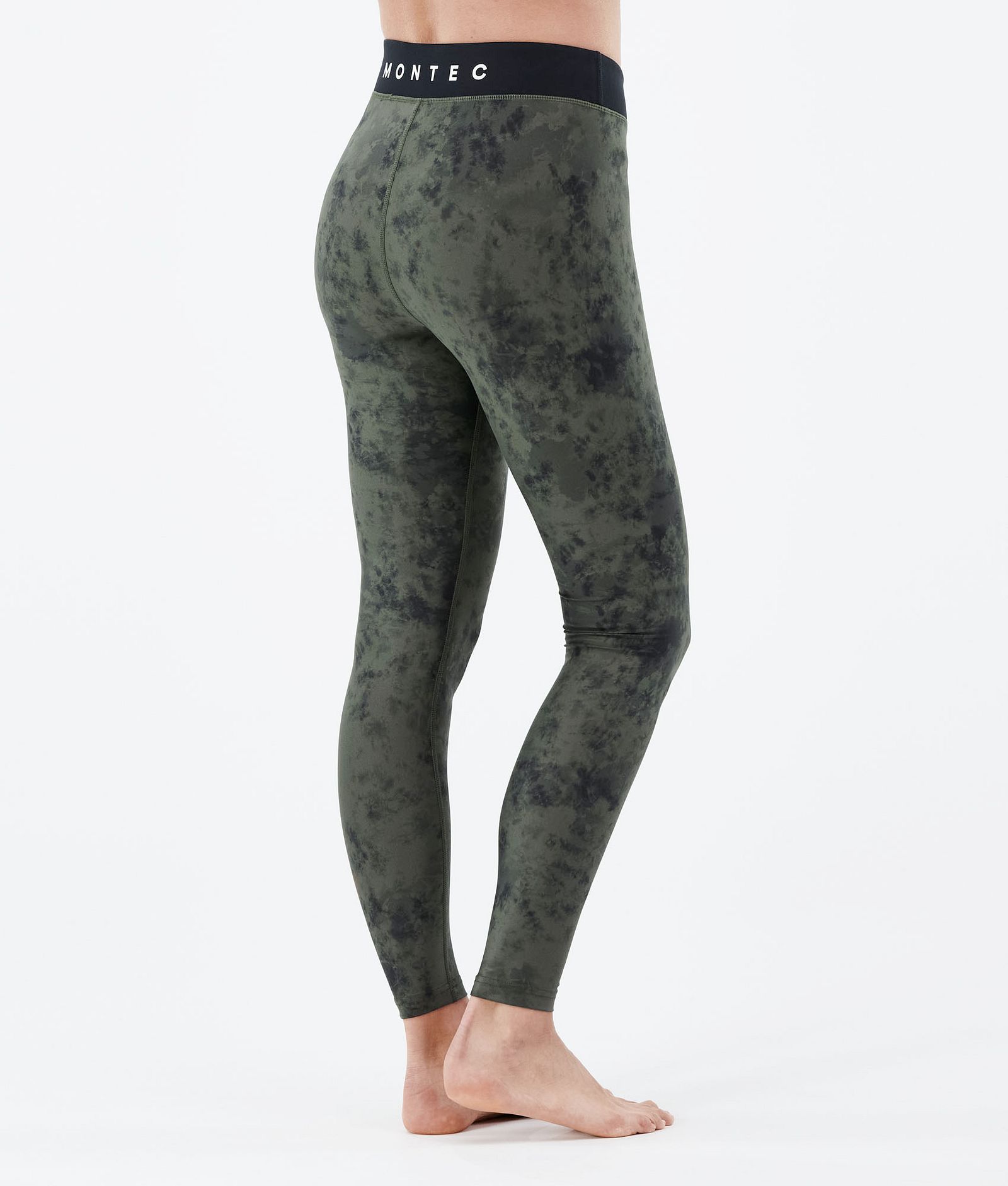 Zulu W Termokalhoty Dámské Olive Green Tiedye, Obrázek 2 z 7