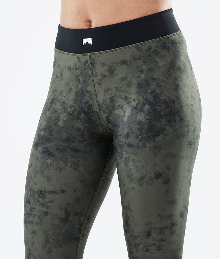 Zulu W Termokalhoty Dámské Olive Green Tiedye, Obrázek 5 z 7