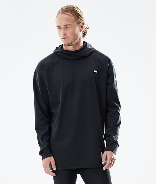 Zulu Hood Base Layer Top Men Black