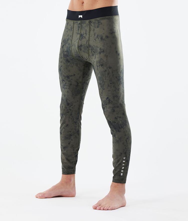 Zulu Termokalhoty Pánské Olive Green Tiedye, Obrázek 1 z 7
