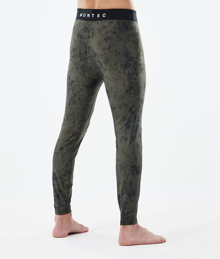 Zulu Termokalhoty Pánské Olive Green Tiedye, Obrázek 2 z 7