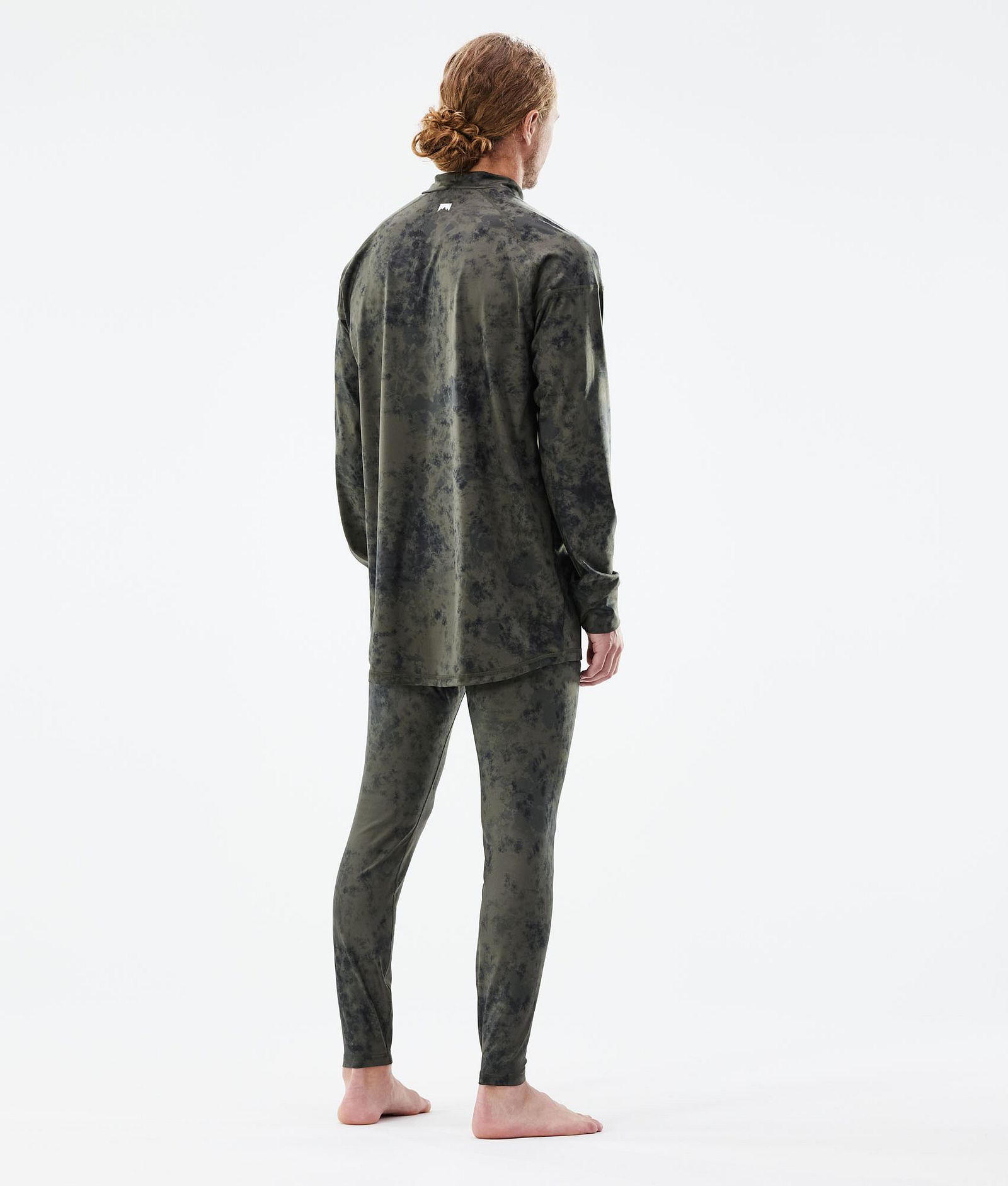 Zulu Termokalhoty Pánské Olive Green Tiedye, Obrázek 4 z 7