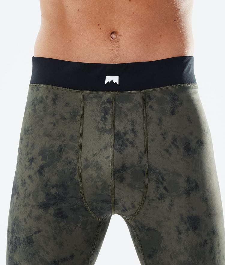 Zulu Termokalhoty Pánské Olive Green Tiedye, Obrázek 5 z 7