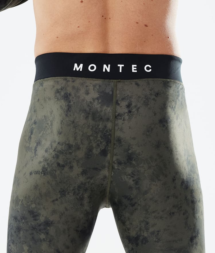Zulu Termokalhoty Pánské Olive Green Tiedye, Obrázek 6 z 7