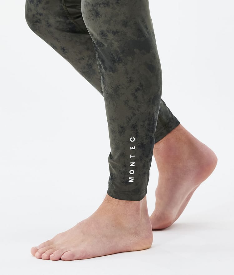 Zulu Termokalhoty Pánské Olive Green Tiedye, Obrázek 7 z 7