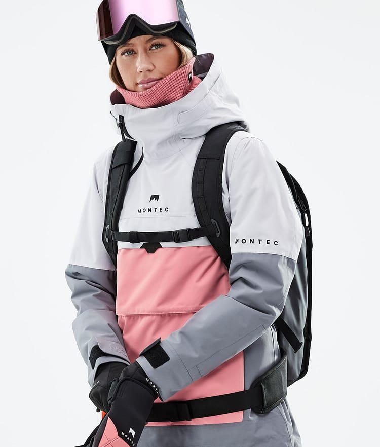 Dune W 2021 Chaqueta Snowboard Mujer Light Grey/Pink/Light Pearl, Imagen 2 de 8