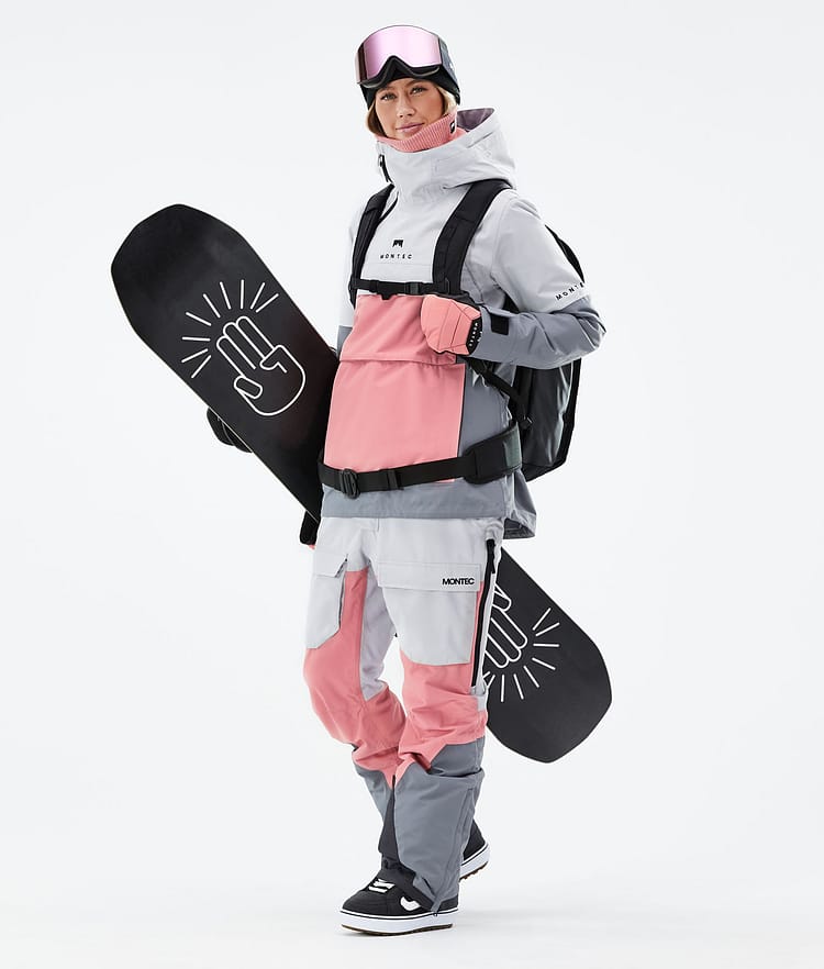 Dune W 21 Chaqueta Snowboard Mujer Light Grey/Pink/Light Pearl, Imagen 3 de 8