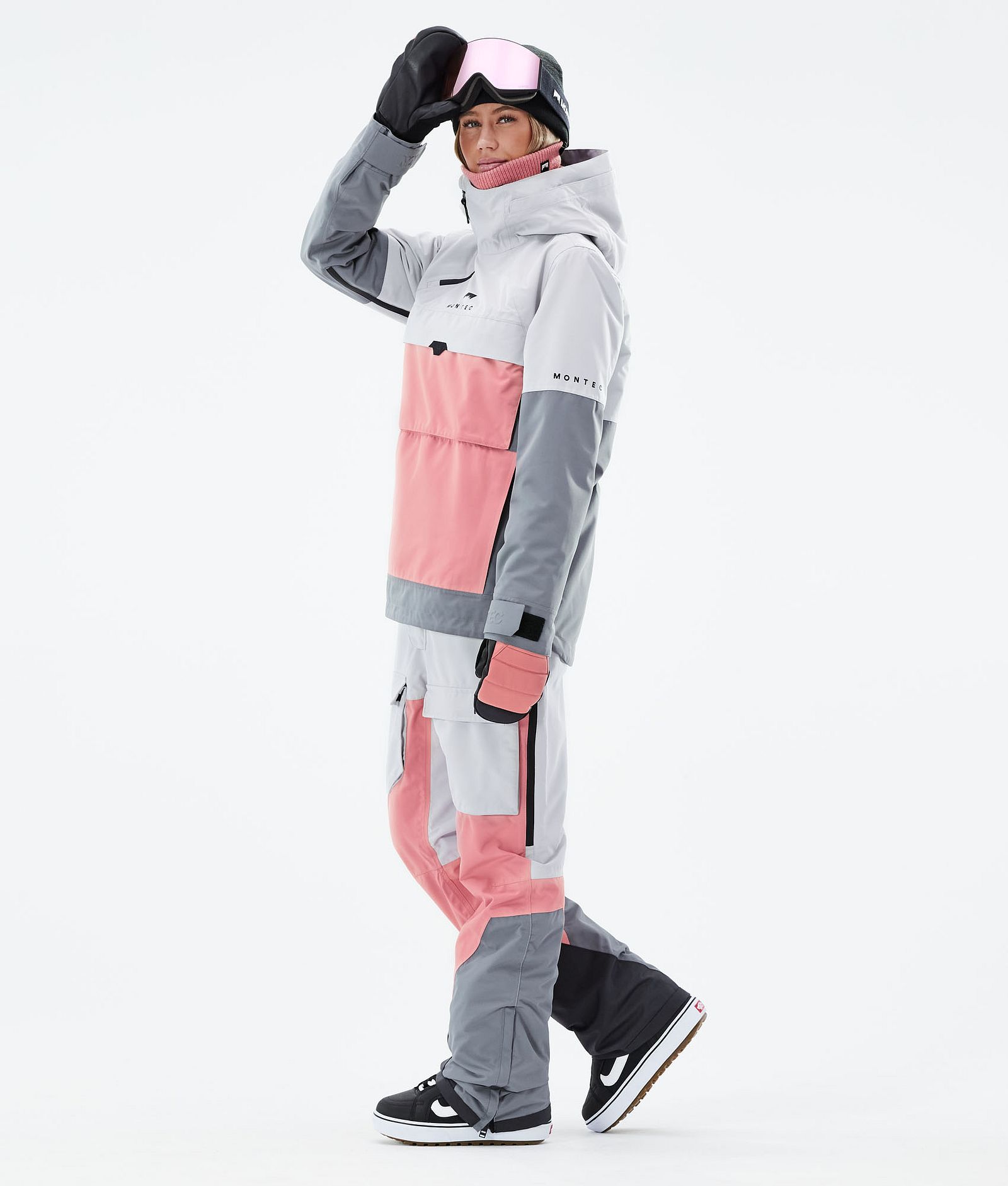 Dune W 2021 Chaqueta Snowboard Mujer Light Grey/Pink/Light Pearl, Imagen 4 de 8