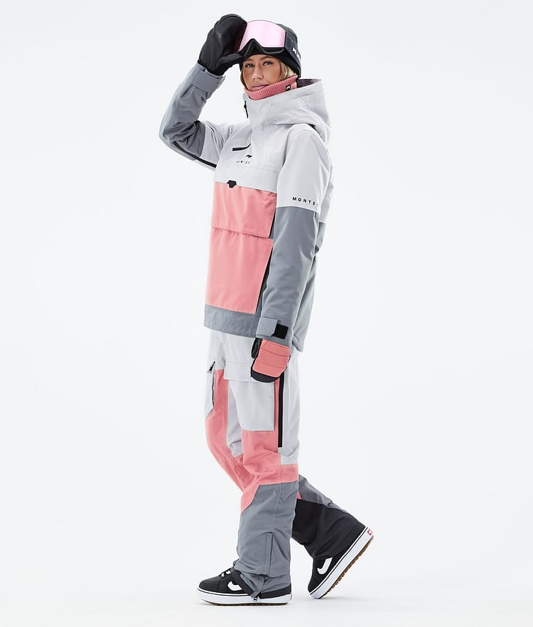 Dune W 2021 Chaqueta Snowboard Mujer Light Grey/Pink/Light Pearl, Imagen 4 de 8