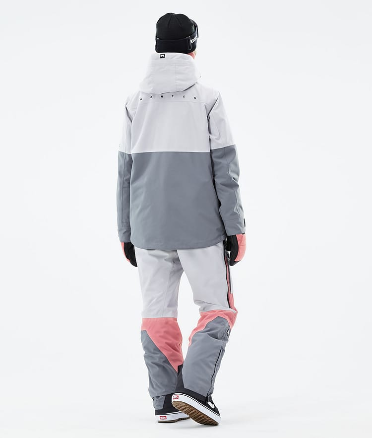 Dune W 2021 Chaqueta Snowboard Mujer Light Grey/Pink/Light Pearl, Imagen 5 de 8