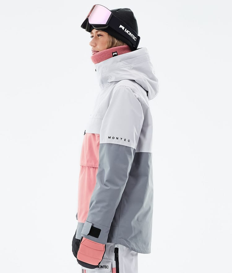 Dune W 2021 Chaqueta Snowboard Mujer Light Grey/Pink/Light Pearl, Imagen 7 de 8