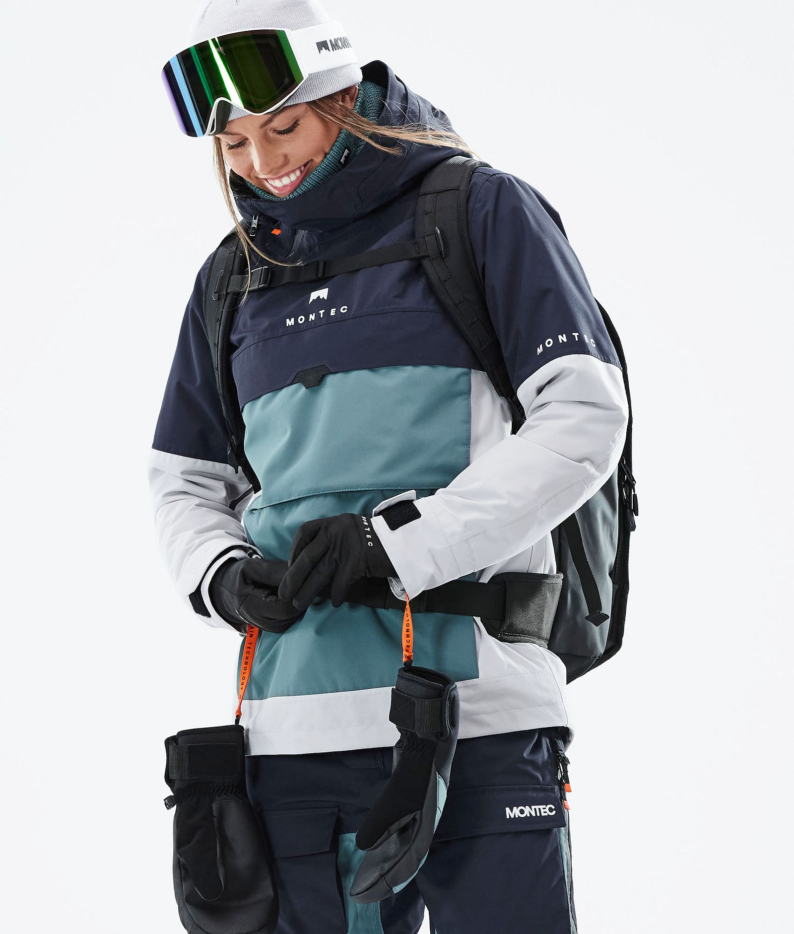 Dune W 2021 Bunda na Snowboard Dámské Marine/Atlantic/Light Grey, Obrázek 2 z 11