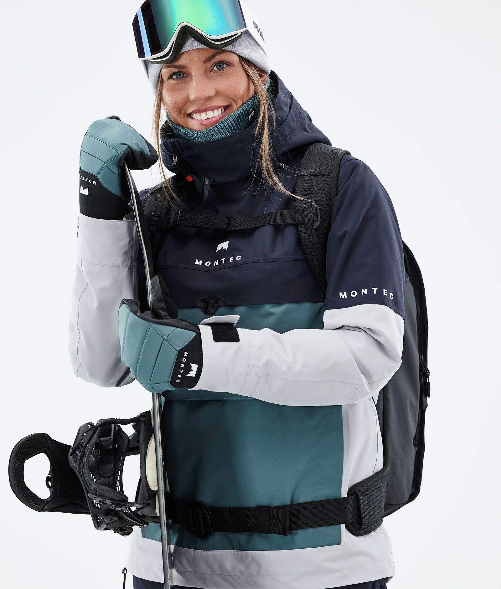 Dune W 2021 Bunda na Snowboard Dámské Marine/Atlantic/Light Grey, Obrázek 3 z 11