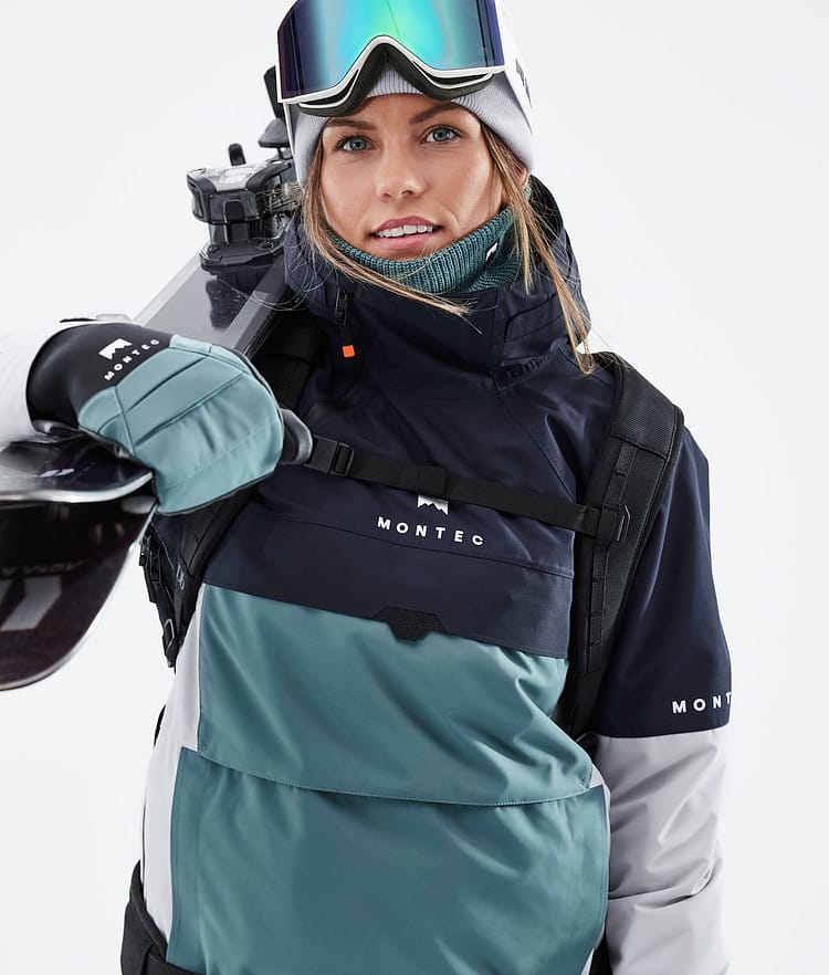 Dune W 21 Kurtka Narciarska Kobiety Marine/Atlantic/Light Grey, Zdjęcie 3 z 11