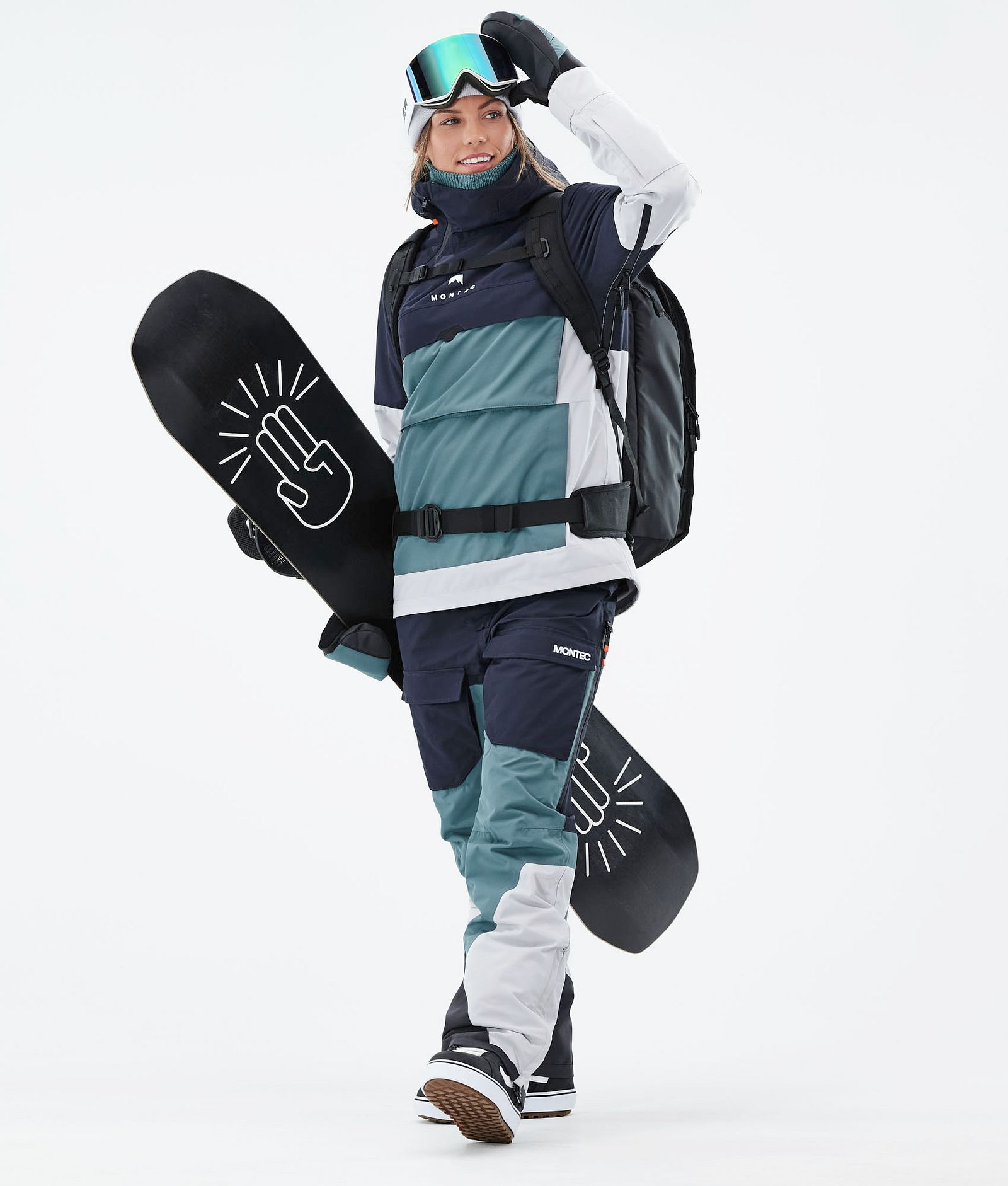Dune W 2021 Bunda na Snowboard Dámské Marine/Atlantic/Light Grey, Obrázek 5 z 11