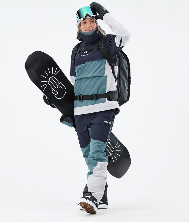 Dune W 21 Chaqueta Snowboard Mujer Marine/Atlantic/Light Grey, Imagen 5 de 11