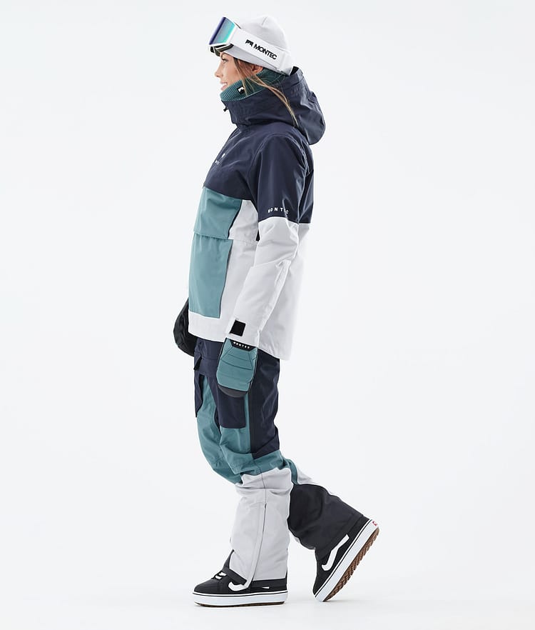 Dune W 2021 Chaqueta Snowboard Mujer Marine/Atlantic/Light Grey, Imagen 6 de 11