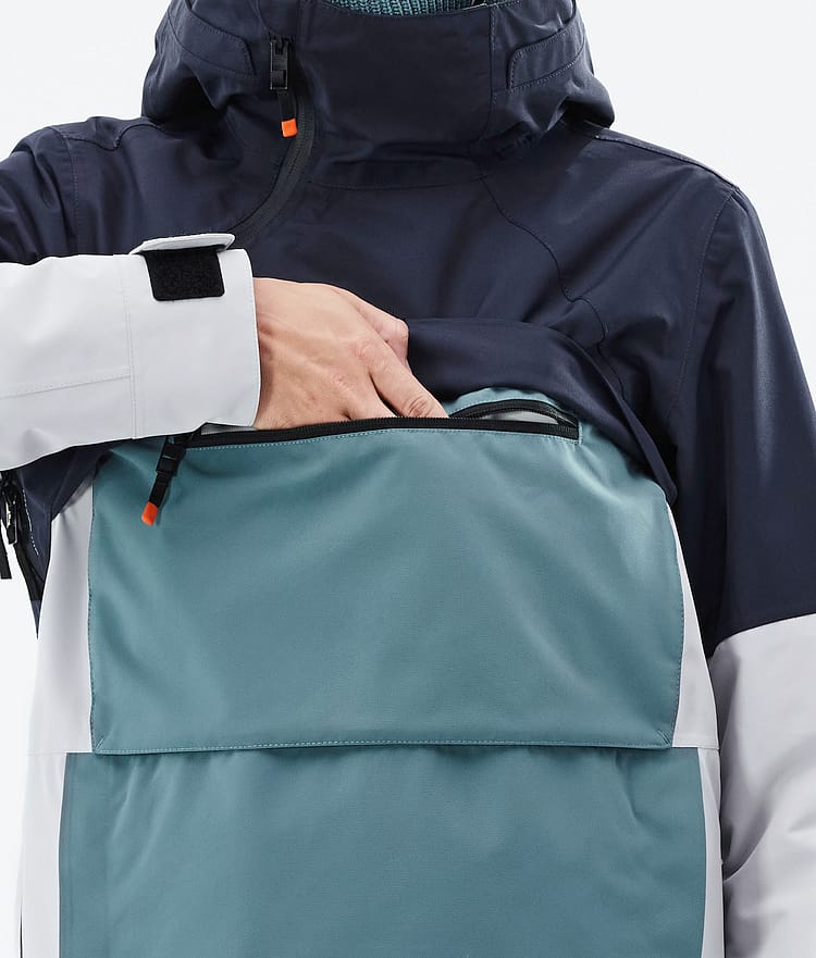 Dune W 21 Chaqueta Snowboard Mujer Marine/Atlantic/Light Grey, Imagen 11 de 11