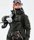 Dune W 2021 Lyžařská Bunda Dámské Olive Green Tiedye, Obrázek 4 z 11