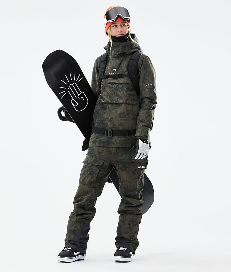 Dune W 21 Chaqueta Snowboard Mujer Olive Green Tiedye, Imagen 5 de 11