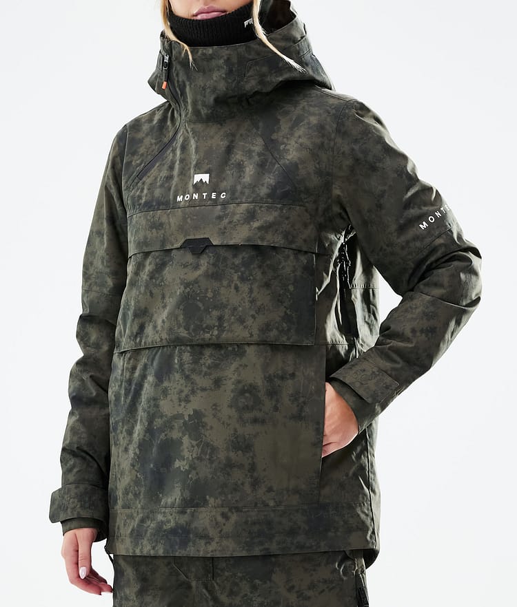 Dune W 21 Kurtka Narciarska Kobiety Olive Green Tiedye, Zdjęcie 10 z 11