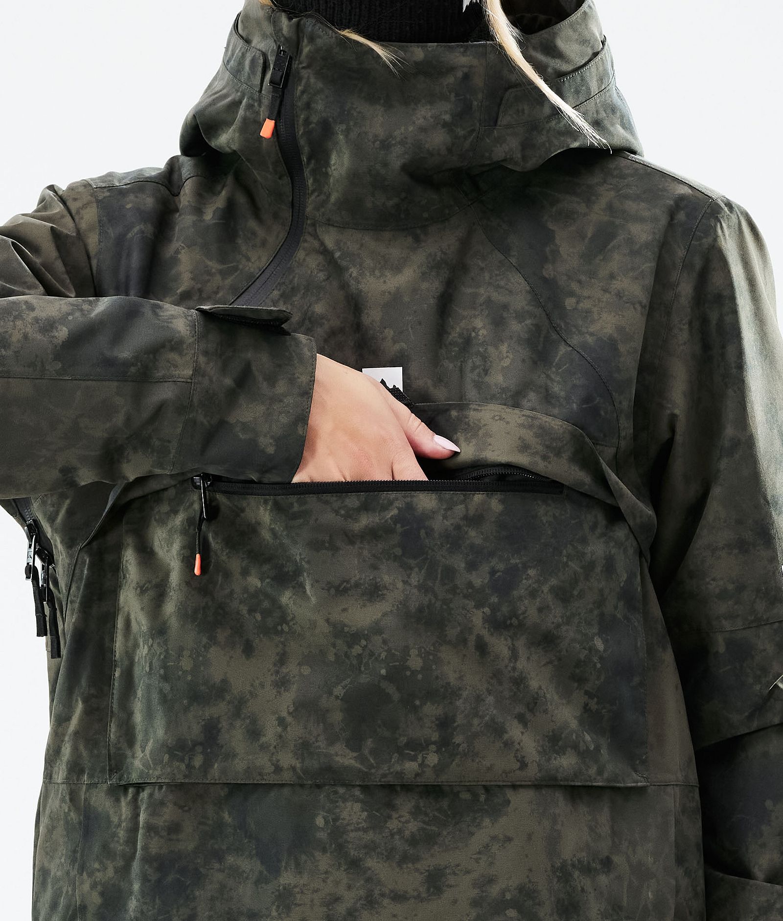 Dune W 2021 Lyžařská Bunda Dámské Olive Green Tiedye, Obrázek 11 z 11