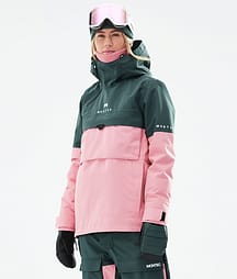Montec Dune W 21 Bunda na Snowboard Dámské Dark Atlantic/Pink