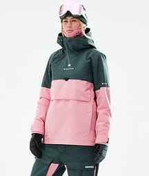Montec Dune W 21 Lyžařská Bunda Dámské Dark Atlantic/Pink