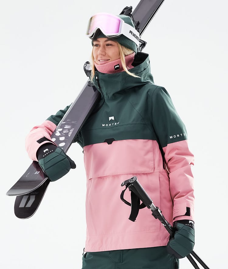 Dune W 2021 Lyžařská Bunda Dámské Dark Atlantic/Pink, Obrázek 2 z 10