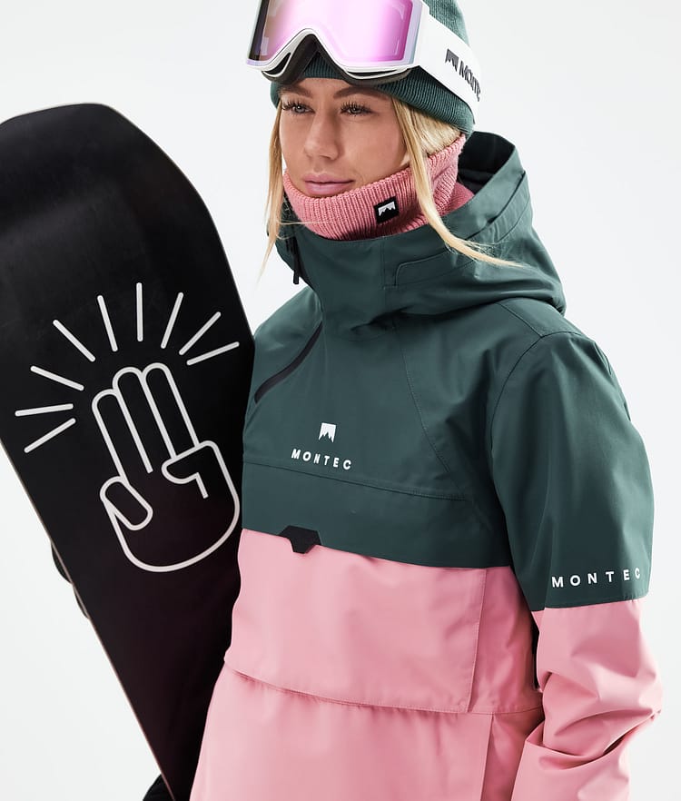 Dune W 2021 Bunda na Snowboard Dámské Dark Atlantic/Pink, Obrázek 3 z 10