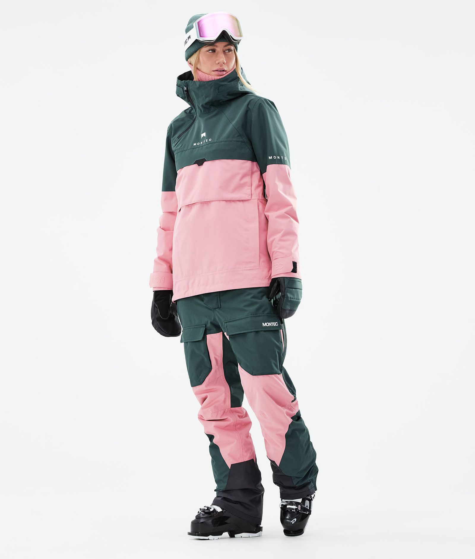 Dune W 2021 Lyžařská Bunda Dámské Dark Atlantic/Pink, Obrázek 4 z 10