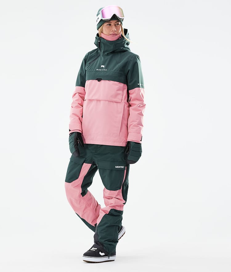 Dune W 21 Chaqueta Snowboard Mujer Dark Atlantic/Pink, Imagen 4 de 10