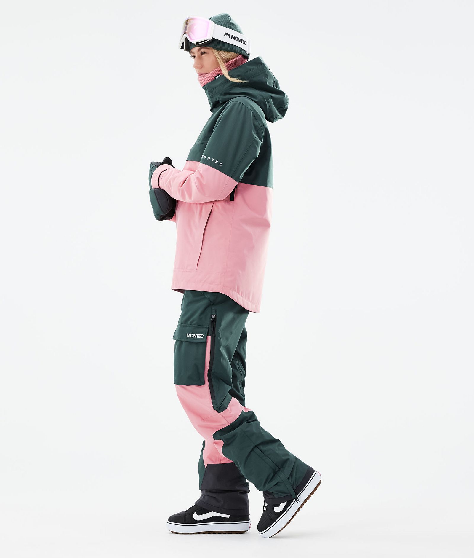 Dune W 2021 Bunda na Snowboard Dámské Dark Atlantic/Pink, Obrázek 5 z 10