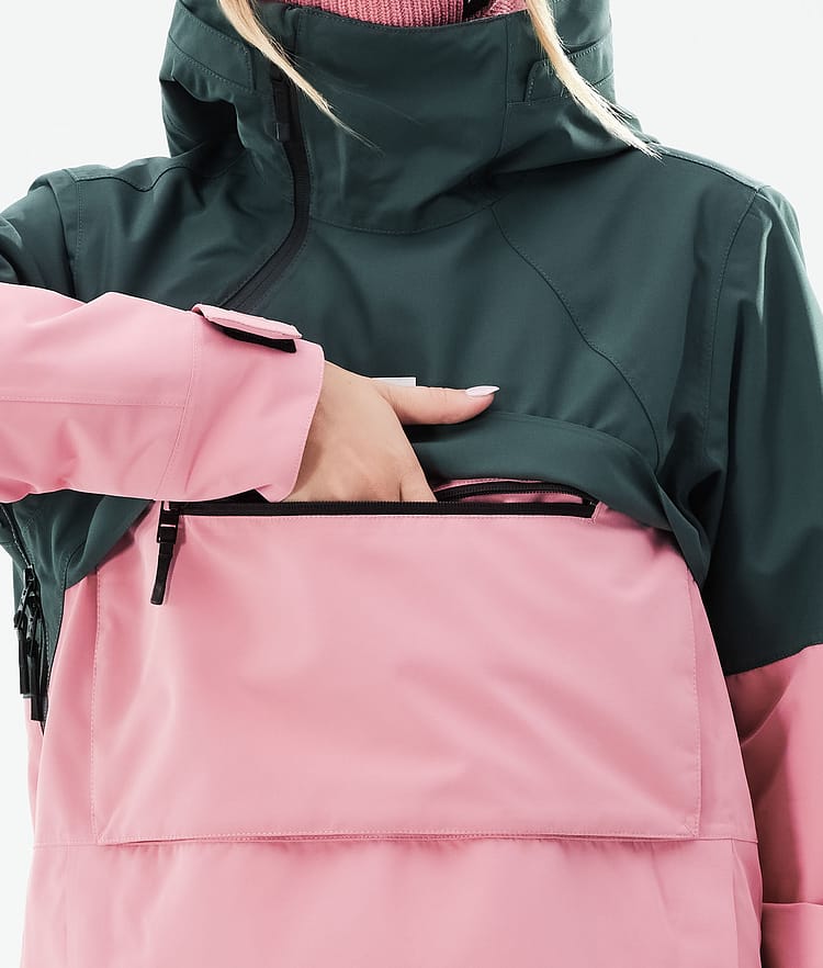 Dune W 21 Chaqueta Snowboard Mujer Dark Atlantic/Pink, Imagen 10 de 10