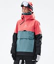Dune W 21 Kurtka Narciarska Kobiety Coral/Atlantic/Black