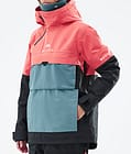 Dune W 2021 Chaqueta Snowboard Mujer Coral/Atlantic/Black, Imagen 8 de 9