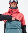 Dune W 2021 Chaqueta Snowboard Mujer Coral/Atlantic/Black, Imagen 9 de 9
