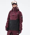 Doom W 2021 Kurtka Snowboardowa Kobiety Burgundy/Black, Zdjęcie 1 z 12
