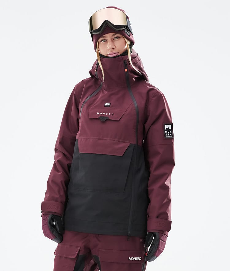 Doom W 2021 Kurtka Snowboardowa Kobiety Burgundy/Black, Zdjęcie 1 z 12